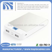 High Quality 11000mAh Power Bank LCD power display For Iphone Samsung HTC Nokia